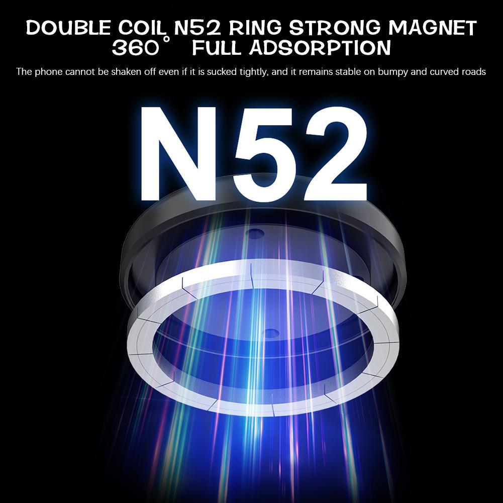 Magnetic Car Phone Holder – Vacuum Suction Mount for Dashboard & Vent