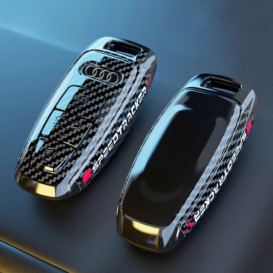 Audi Smart Key Cover – Carbon Fiber Style